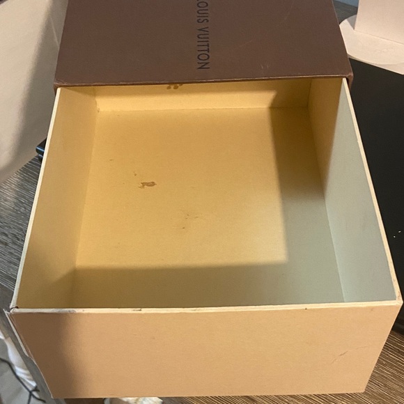 Louis Vuitton Classic Brown Storage Box Drawer Loop Pull 11.25x8x4.25 - Picture 6 of 6